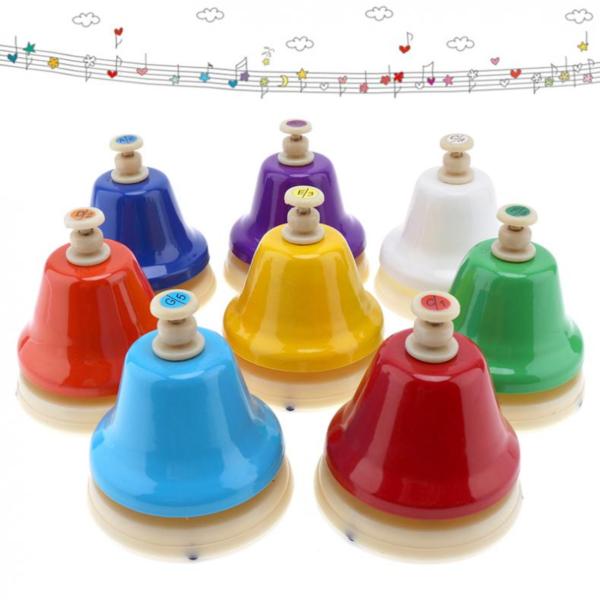 Lots de 8 cloches de musique Montessori - Boutique inspirée de la